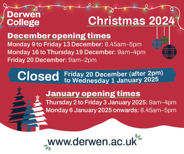 Christmas opening hours