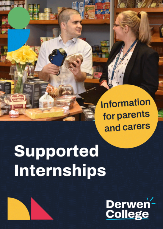 Supported Internships leaflet cover image