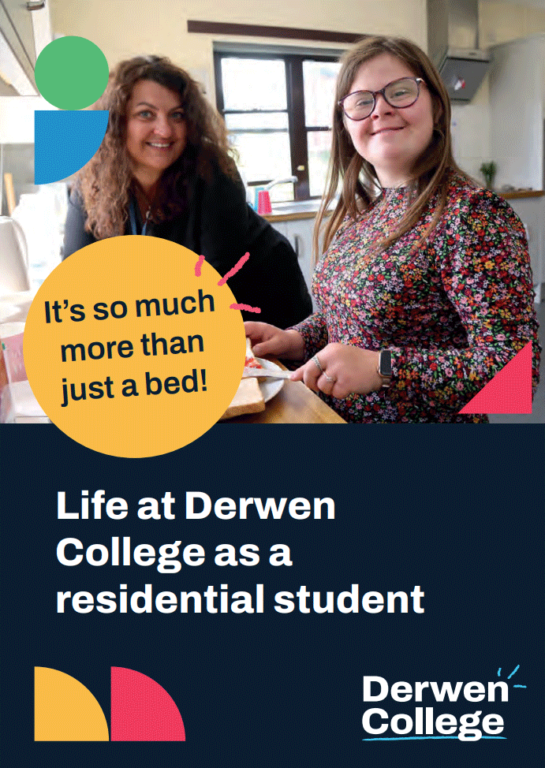 Front cover of booklet about life as a residential student