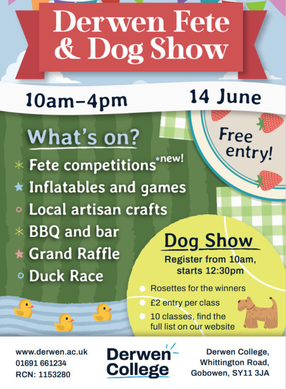 Fete and Dog Show poster 2025